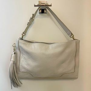 Banana Republic Cream Purse with Exchangeable Straps